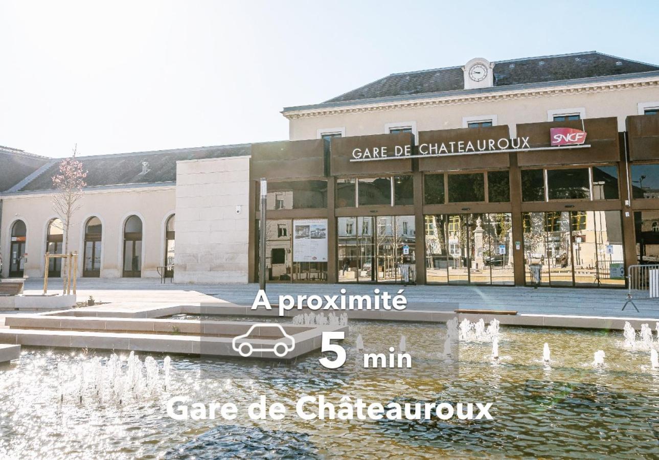 Déols Le Terracotta ⸱ Stationnement Gratuit ⸱ Fibre 아파트 외부 사진